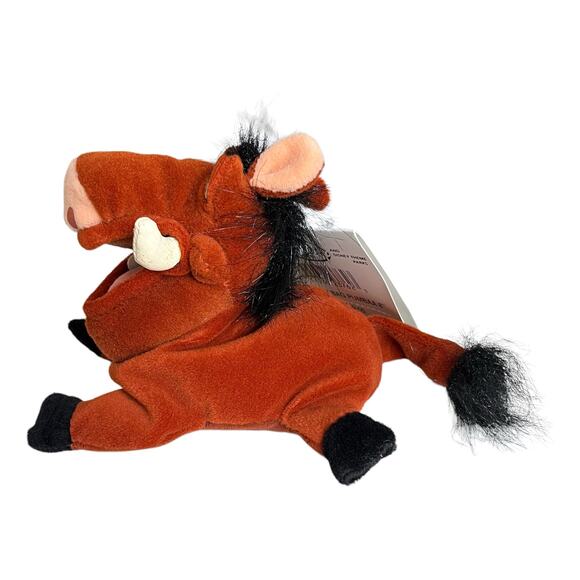 The Disney Store Mini Bean Bag Pumbaa 8" The Lion King - Picture 4 of 9